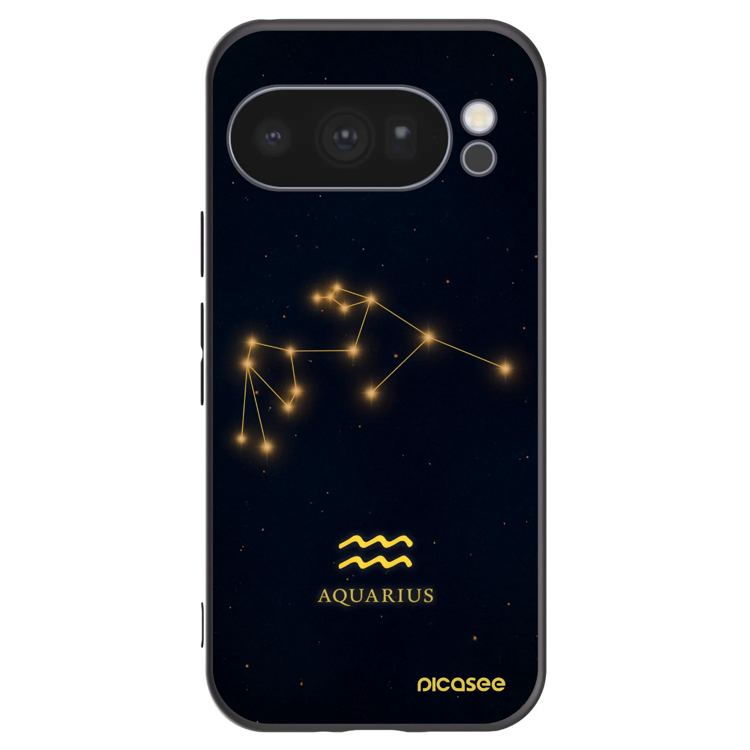 Picasee husă neagră din silicon pentru Google Pixel 10 Pro - AQUARIUS
