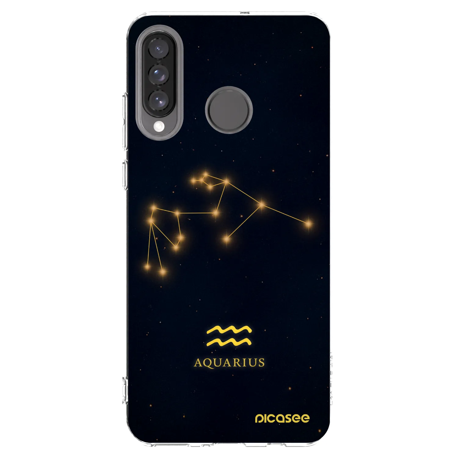 Picasee husă transparentă din silicon pentru Huawei P30 Lite - AQUARIUS