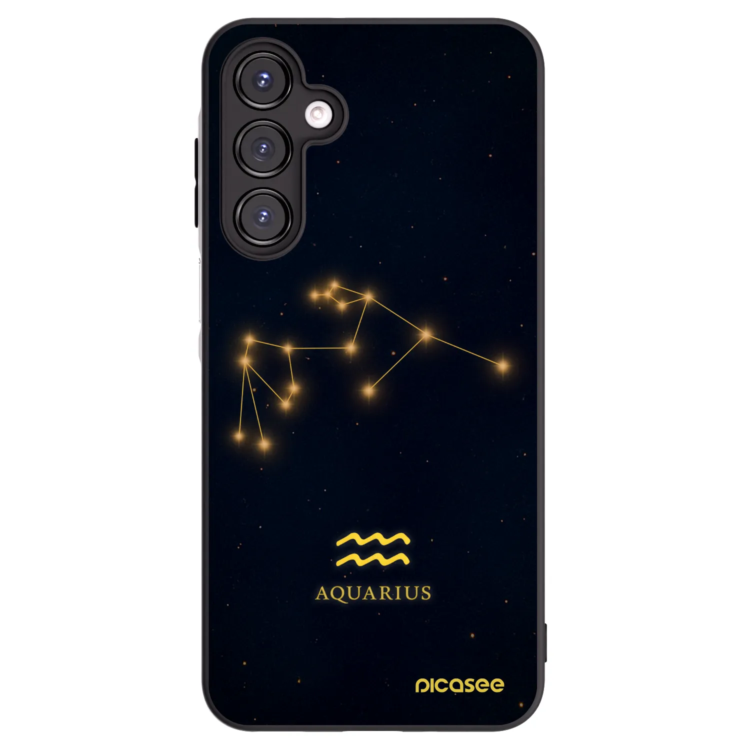 Picasee husă neagră din silicon pentru Samsung Galaxy A16 4G - AQUARIUS