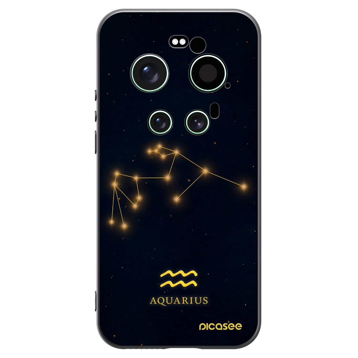 Picasee husă neagră din silicon pentru Xiaomi 17 Ultra - AQUARIUS