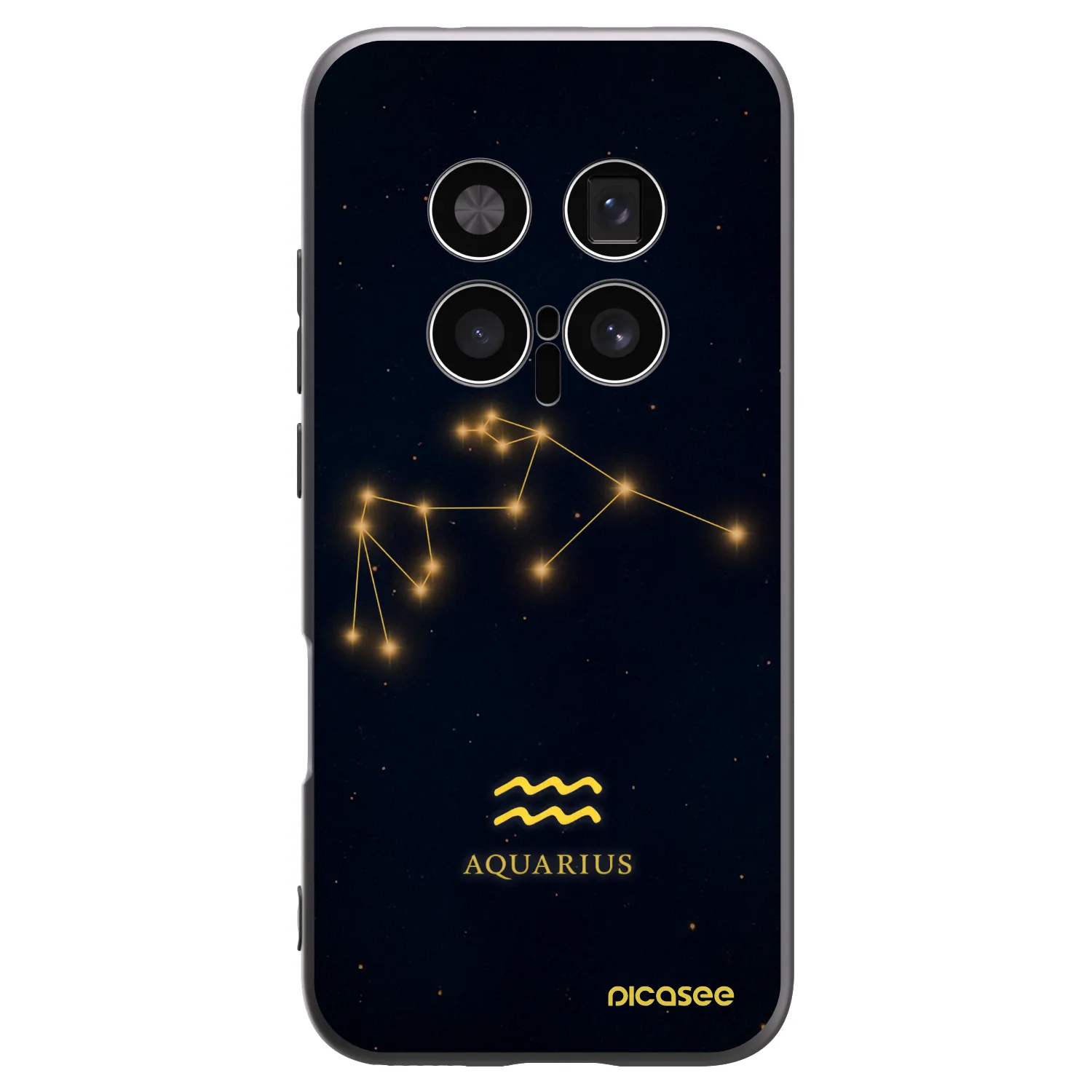 Picasee husă neagră din silicon pentru Honor Magic8 Pro 5G - AQUARIUS
