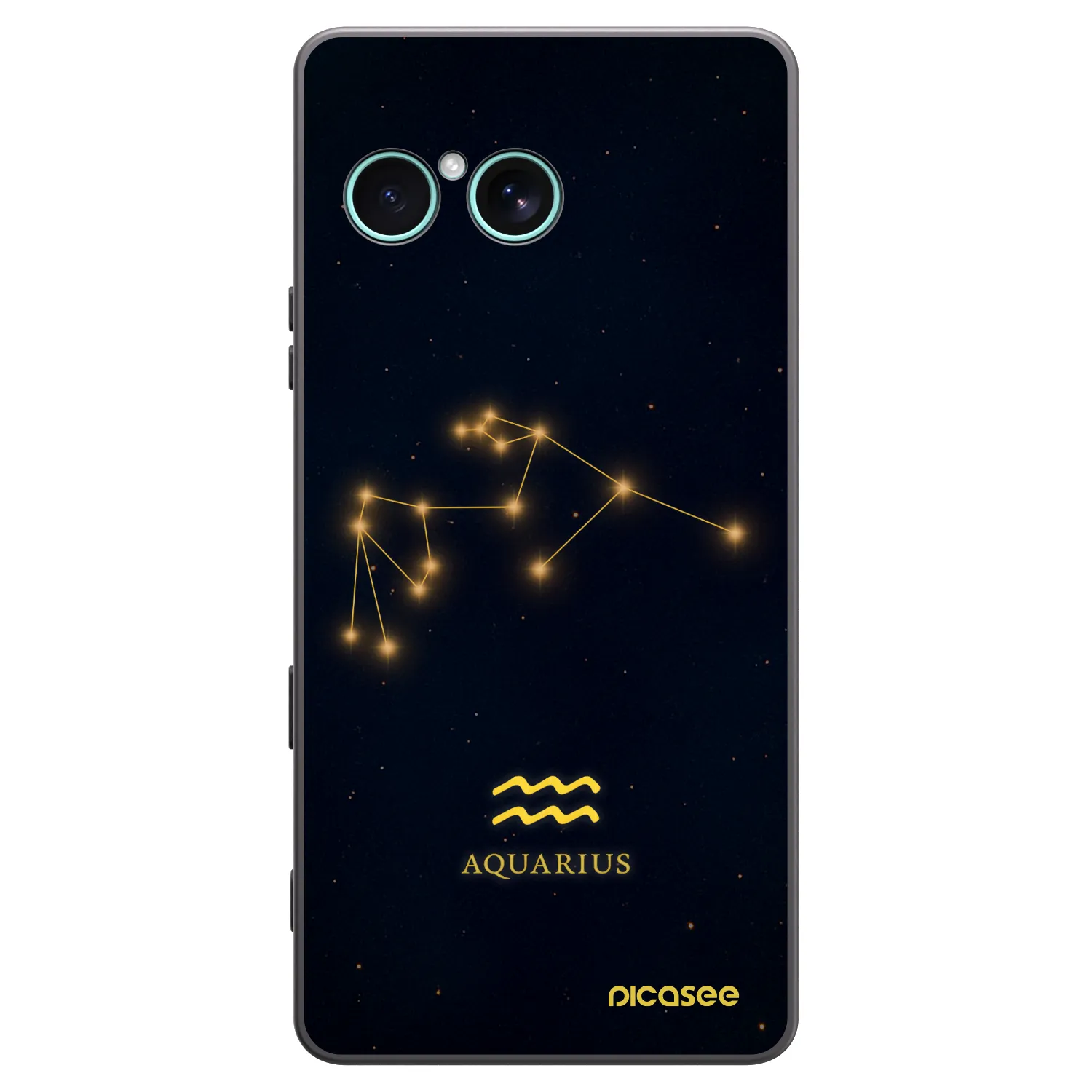 Picasee husă neagră din silicon pentru Sony Xperia 10 VII - AQUARIUS