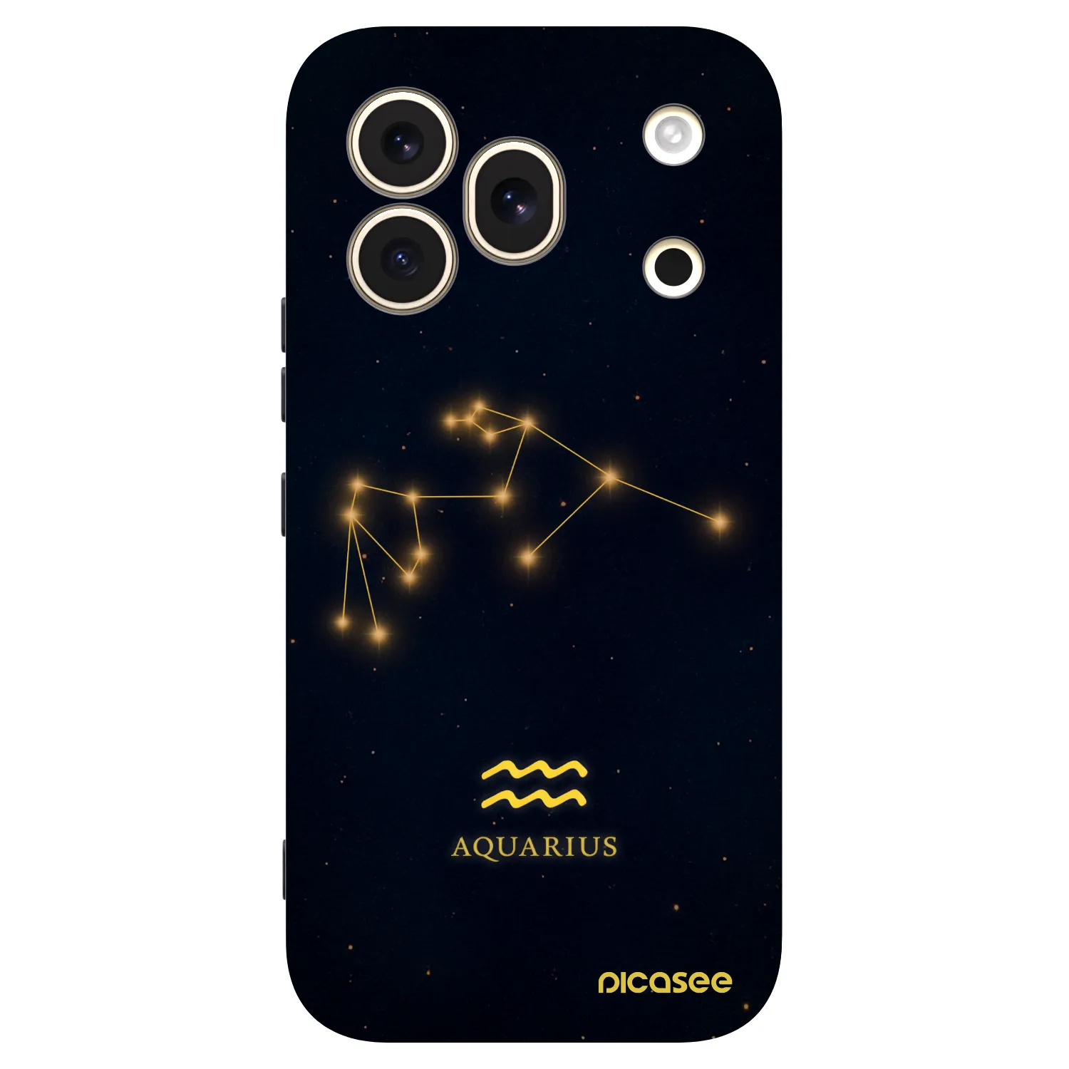 Picasee husă neagră din silicon pentru Honor 600 Pro - AQUARIUS