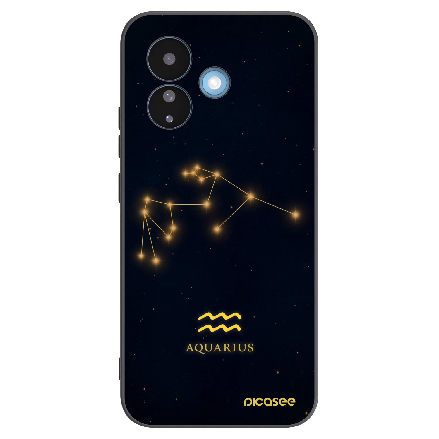 Picasee husă neagră din silicon pentru Xiaomi Redmi Note 17 Pro 5G - AQUARIUS