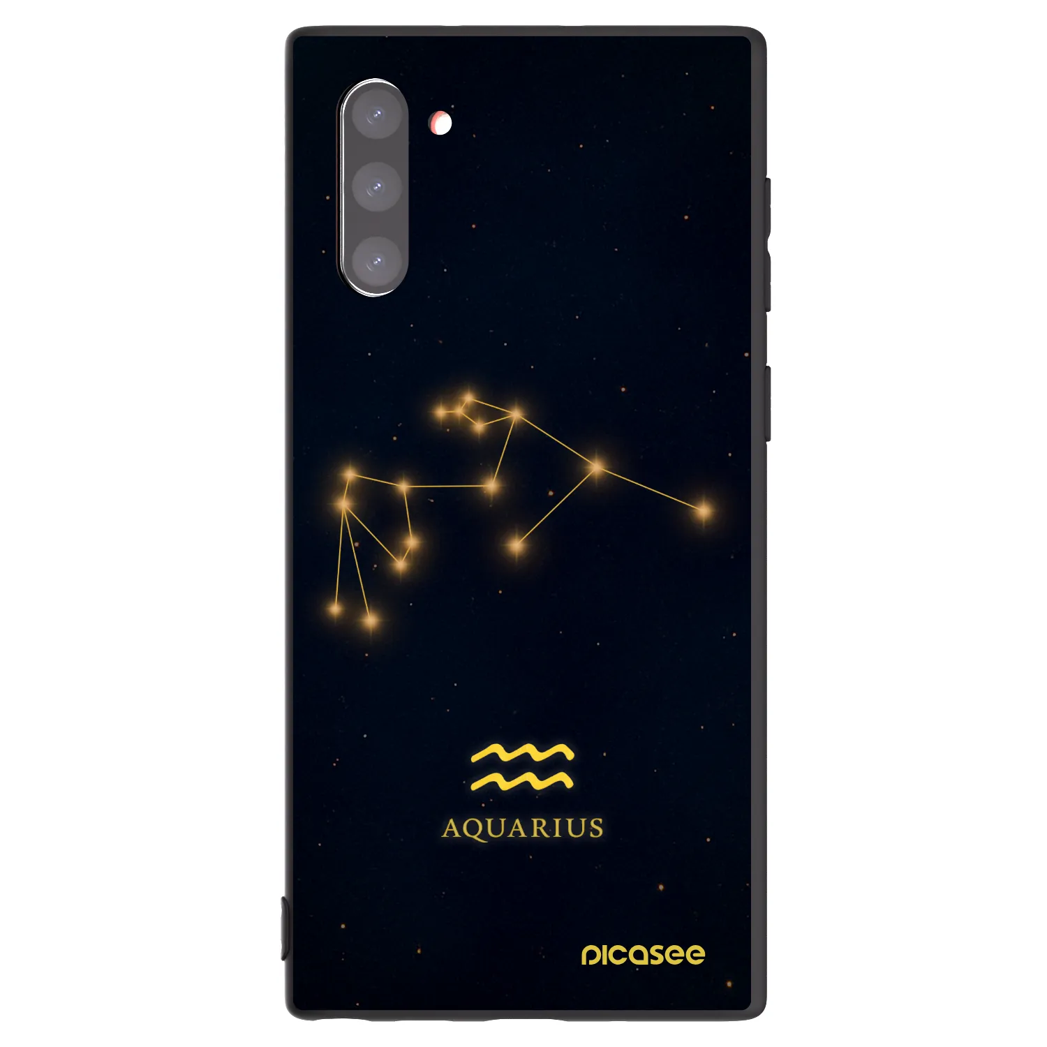 Picasee husă neagră din silicon pentru Samsung Galaxy Note 10 N970F - AQUARIUS