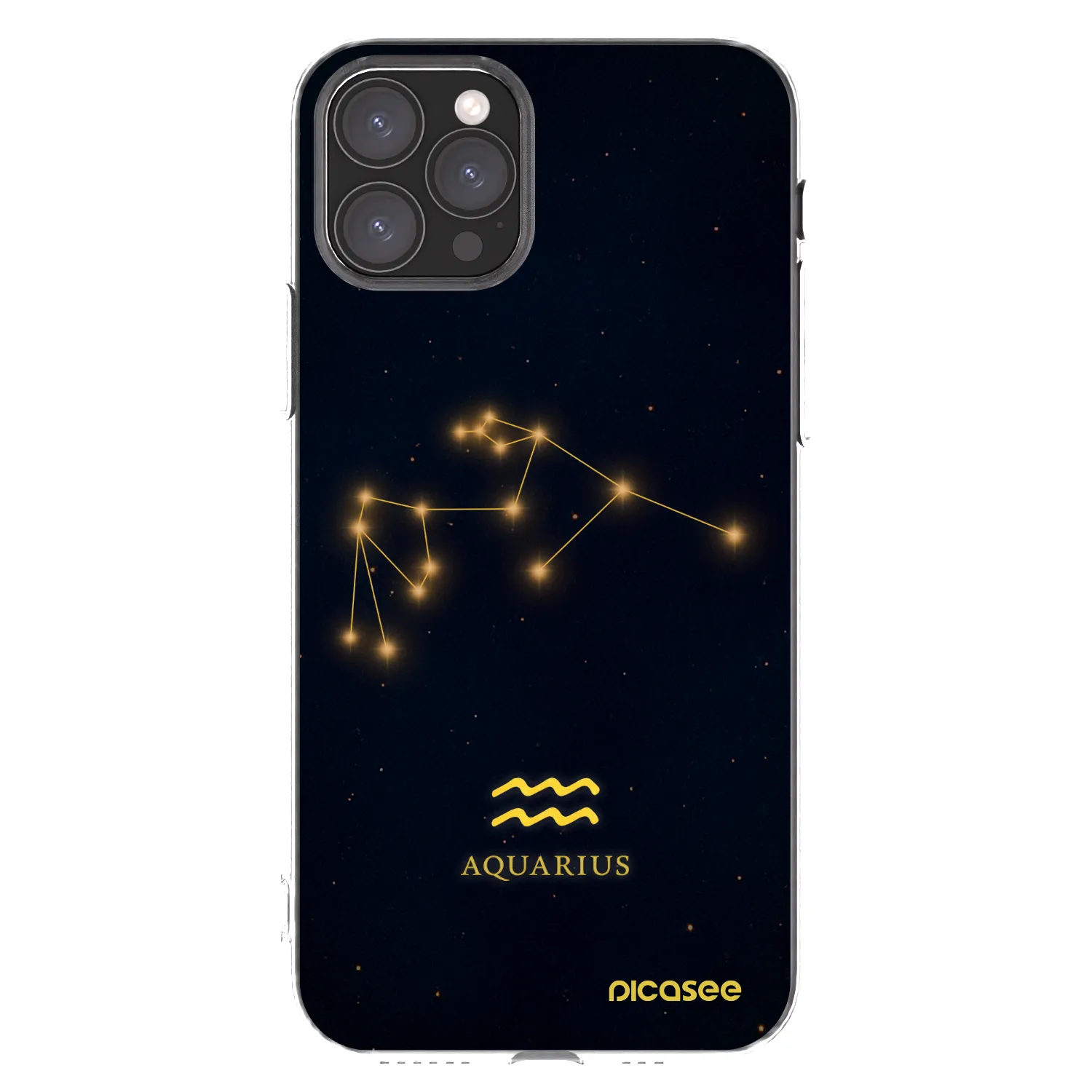 Picasee husă transparentă din silicon pentru Apple iPhone 11 Pro - AQUARIUS