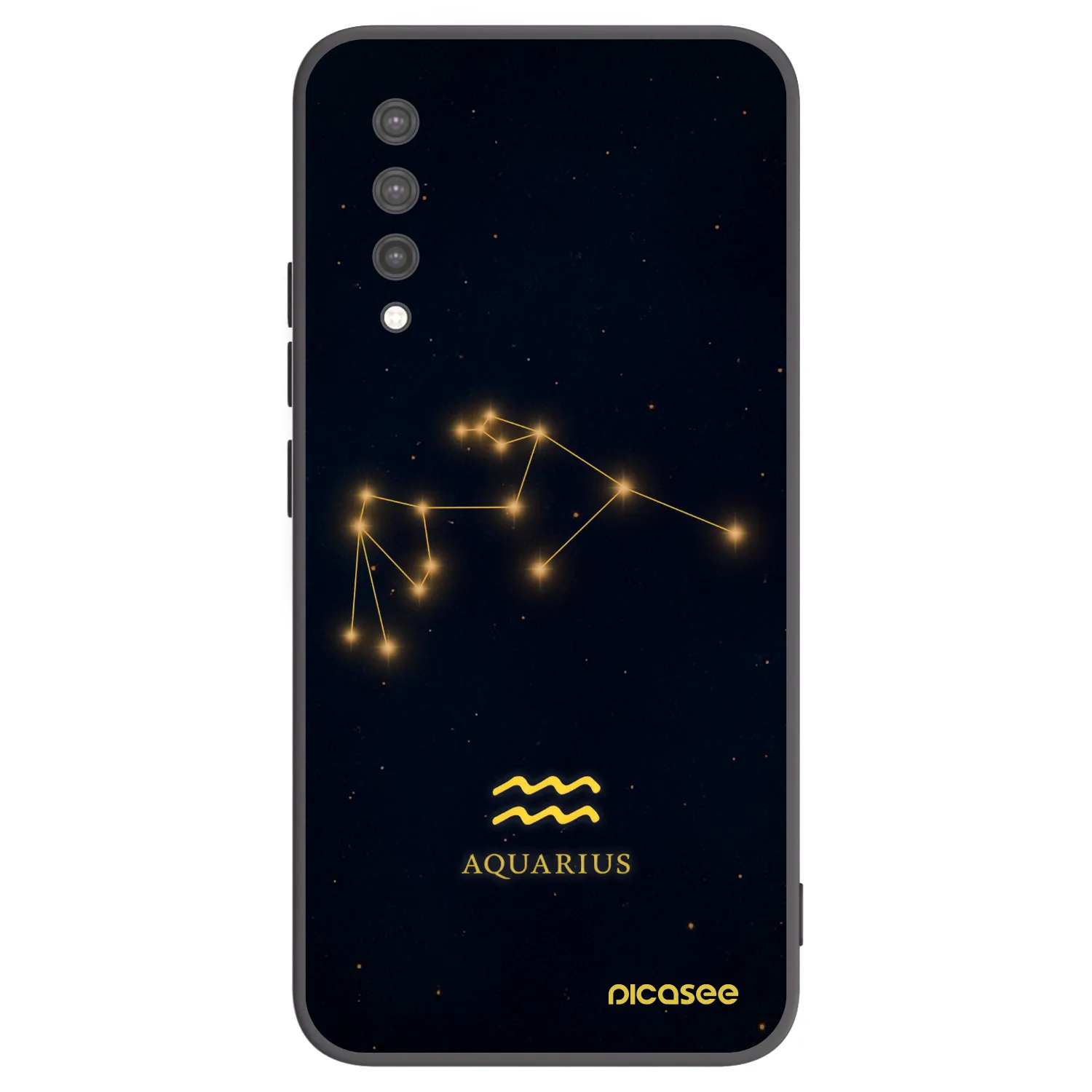 Picasee husă neagră din silicon pentru Xiaomi Mi 9 Lite - AQUARIUS