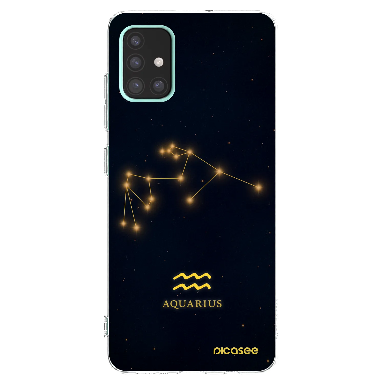 Picasee husă transparentă din silicon pentru Samsung Galaxy A51 A515F - AQUARIUS