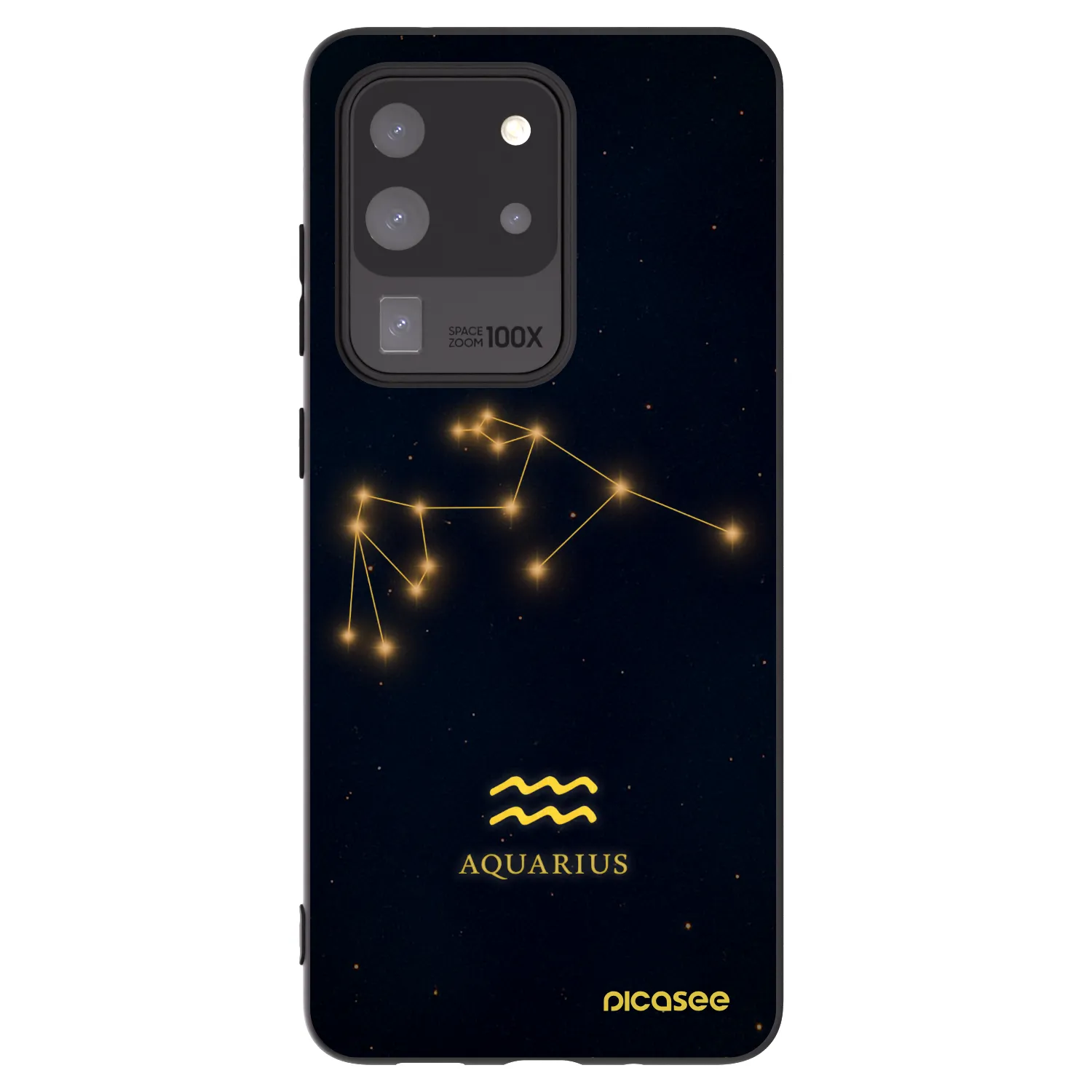 Picasee husă neagră din silicon pentru Samsung Galaxy S20 Ultra 5G G988F - AQUARIUS