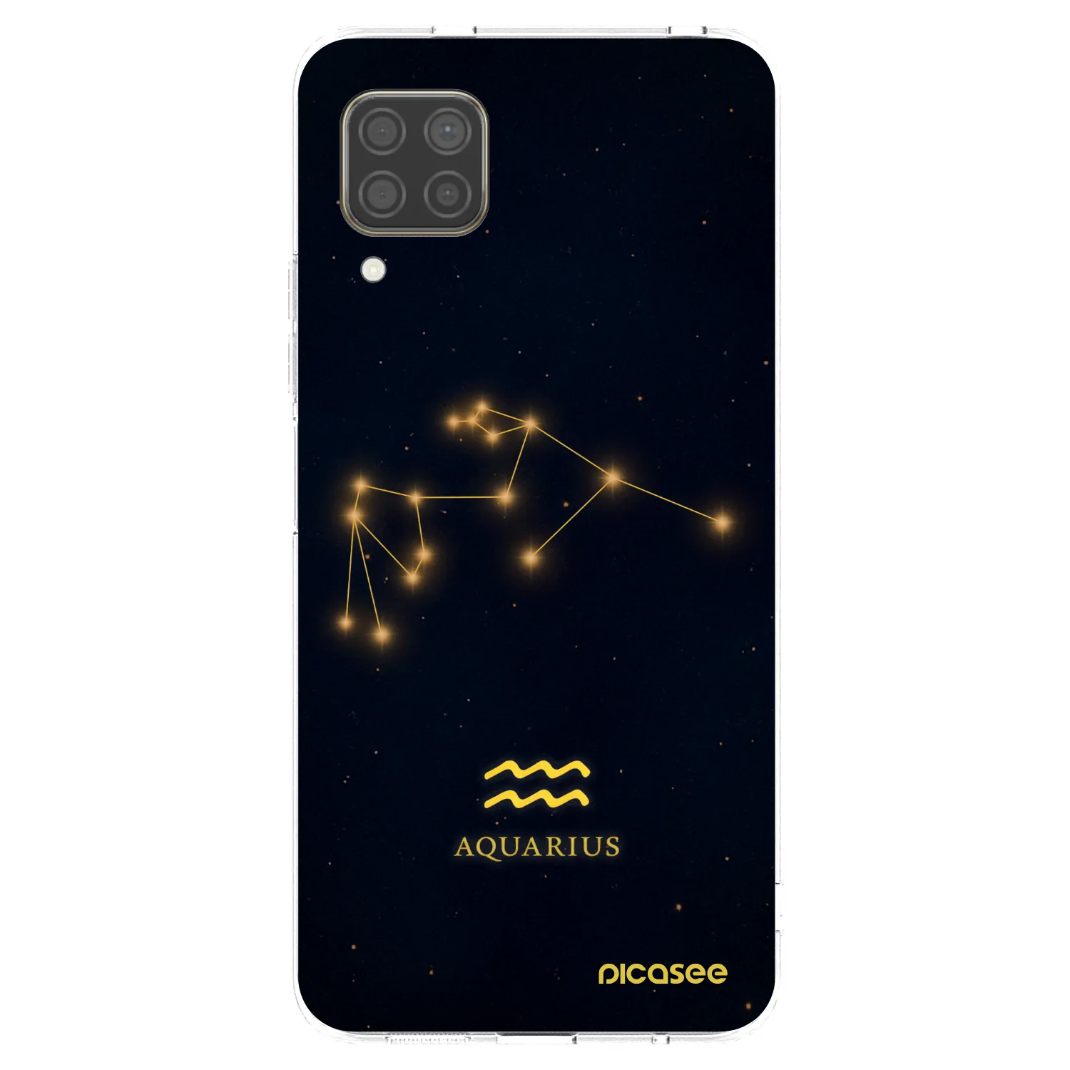Picasee husă transparentă din silicon pentru Huawei P40 Lite - AQUARIUS