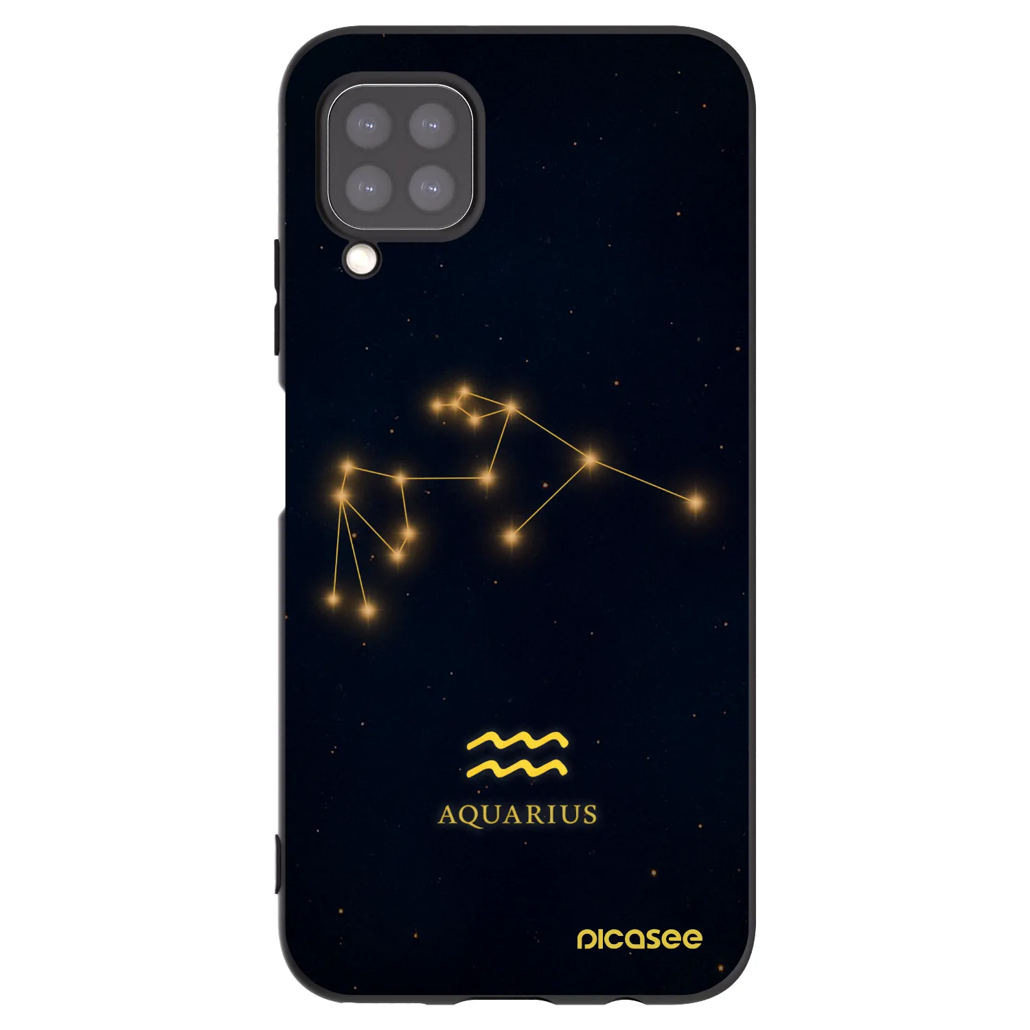 Picasee husă neagră din silicon pentru Huawei P40 Lite - AQUARIUS
