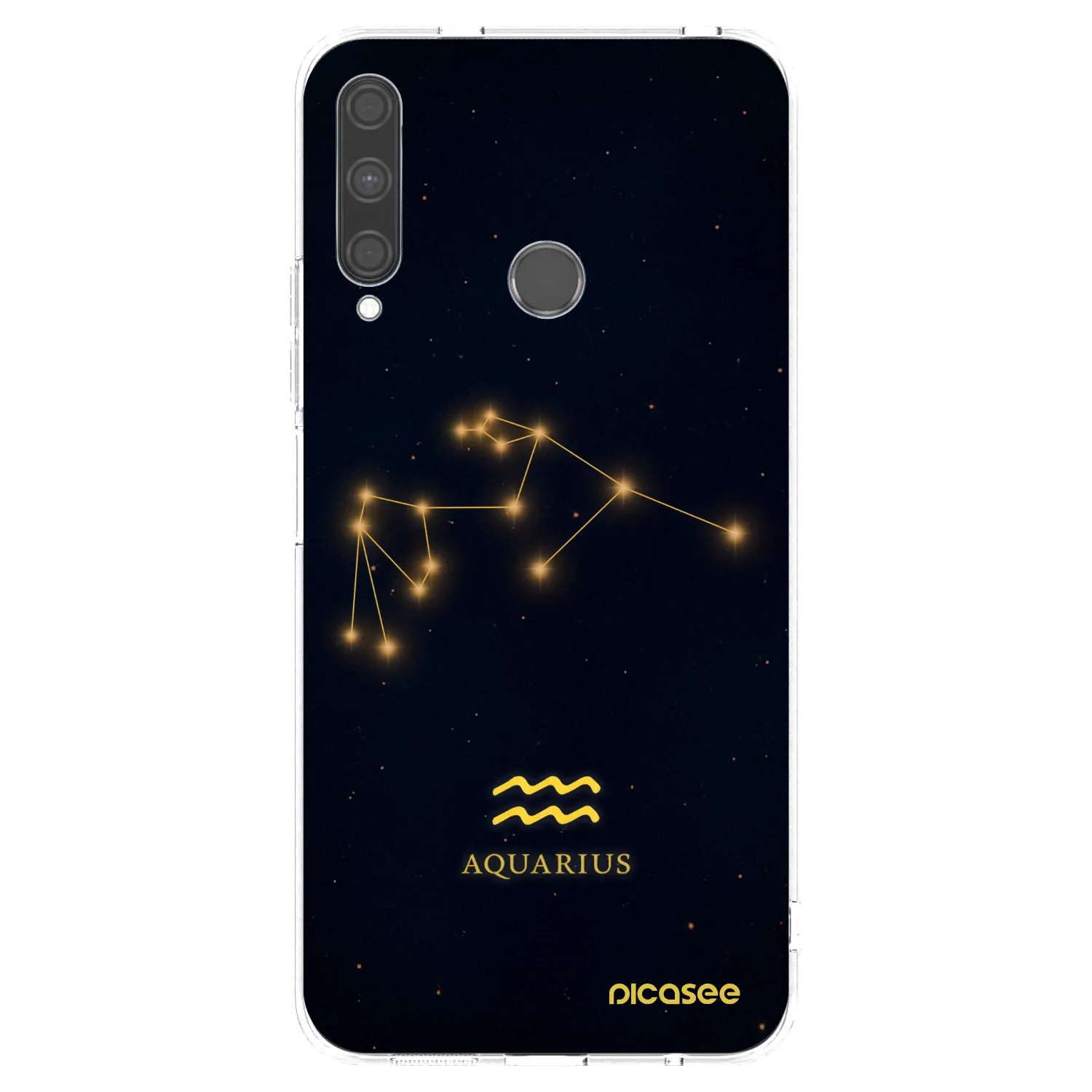 Picasee husă transparentă din silicon pentru Huawei P40 Lite E - AQUARIUS