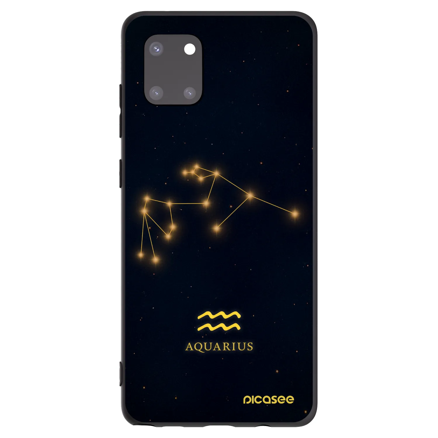 Picasee husă neagră din silicon pentru Samsung Galaxy Note 10 Lite N770F - AQUARIUS