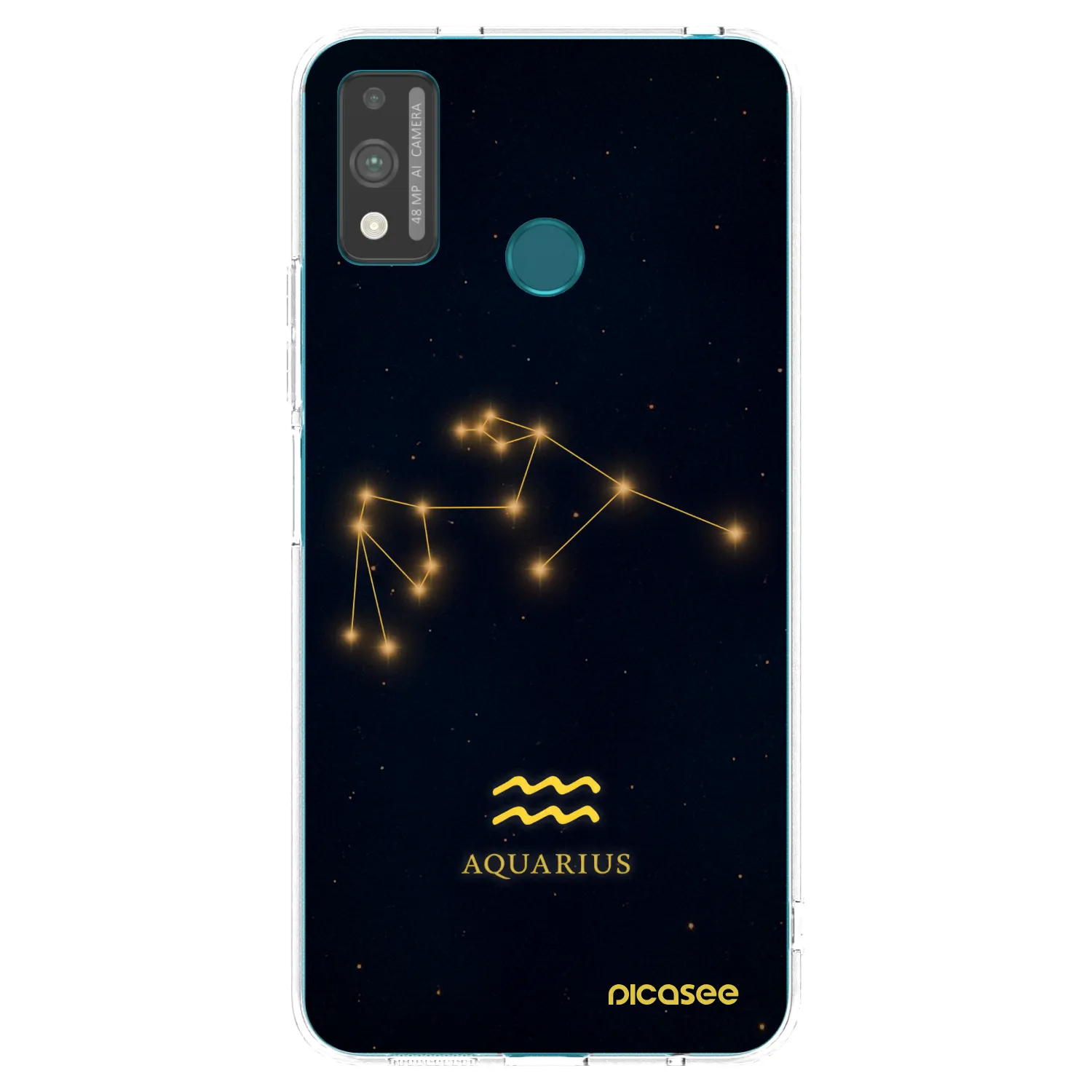 Picasee husă transparentă din silicon pentru Honor 9X Lite - AQUARIUS