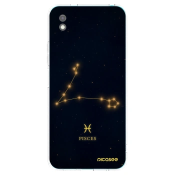 Picasee husă neagră din silicon pentru Xiaomi Redmi 9A - PISCES