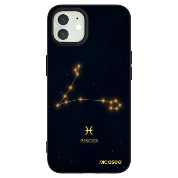 Picasee husă neagră din silicon pentru Apple iPhone 12 Pro - PISCES