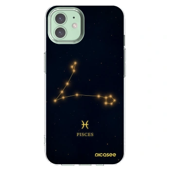 Picasee husă transparentă din silicon pentru Apple iPhone 12 Pro - PISCES