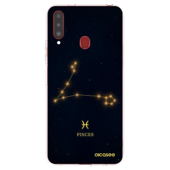 Picasee husă transparentă din silicon pentru Samsung Galaxy A20s - PISCES
