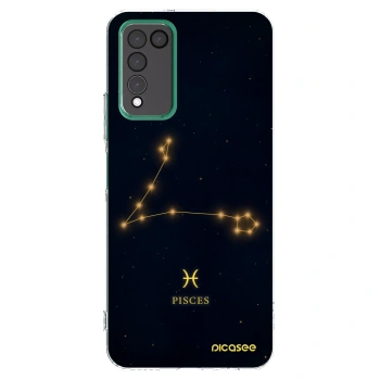 Picasee husă transparentă din silicon pentru Honor 10X Lite - PISCES