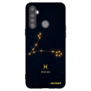 Picasee husă neagră din silicon pentru Realme 6i - PISCES