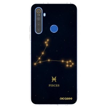Picasee husă transparentă din silicon pentru Realme 5 - PISCES