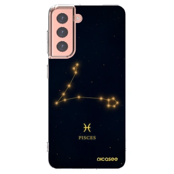 Picasee husă transparentă din silicon pentru Samsung Galaxy S21 5G G991B - PISCES