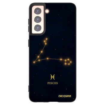 Picasee husă neagră din silicon pentru Samsung Galaxy S21 5G G991B - PISCES