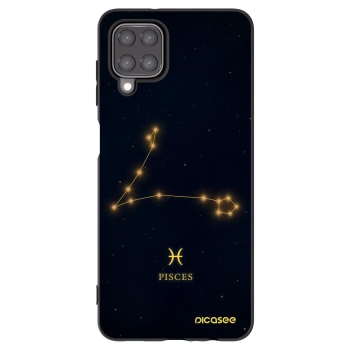 Picasee husă neagră din silicon pentru Samsung Galaxy A12 A125F - PISCES