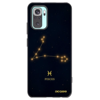 Picasee husă neagră din silicon pentru Xiaomi Redmi Note 10 Pro - PISCES