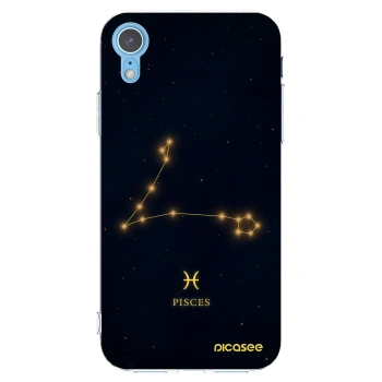 Picasee husă transparentă din silicon pentru Apple iPhone XR - PISCES