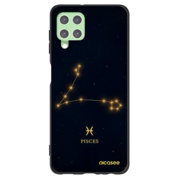 Picasee husă neagră din silicon pentru Samsung Galaxy A22 A225F 4G - PISCES