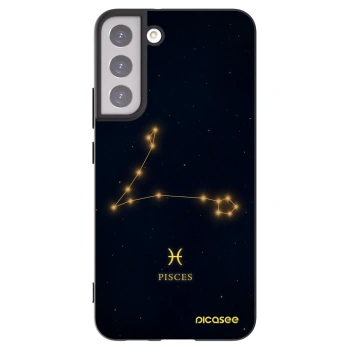 Picasee husă neagră din silicon pentru Samsung Galaxy S22+ 5G - PISCES
