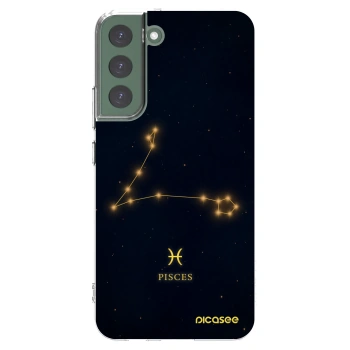 Picasee husă transparentă din silicon pentru Samsung Galaxy S22+ 5G - PISCES