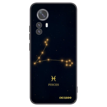 Picasee husă neagră din silicon pentru Xiaomi 12 Pro - PISCES
