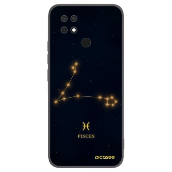 Picasee husă neagră din silicon pentru Xiaomi Redmi 10C - PISCES