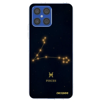Picasee husă transparentă din silicon pentru Honor X8 4G - PISCES