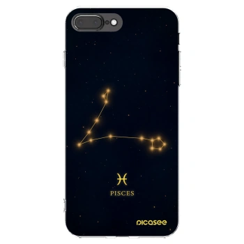 Picasee husă transparentă din silicon pentru Apple iPhone 8 Plus - PISCES