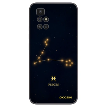 Picasee husă neagră din silicon pentru Xiaomi Redmi 10 (2022) - PISCES