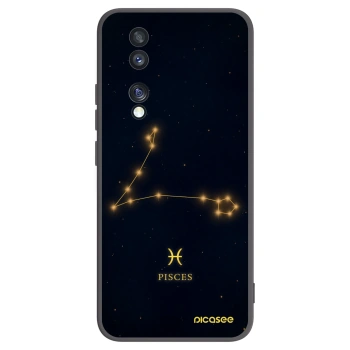 Picasee husă neagră din silicon pentru Honor 70 - PISCES