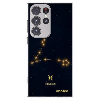 Picasee husă transparentă din silicon pentru Samsung Galaxy S23 Ultra 5G - PISCES