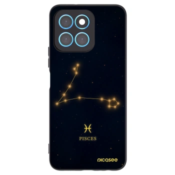 Picasee husă neagră din silicon pentru Honor X8 5G - PISCES