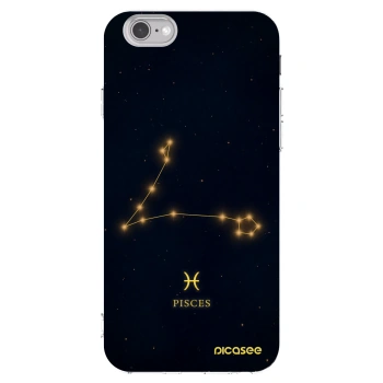 Picasee husă transparentă din silicon pentru Apple iPhone 6/6S - PISCES
