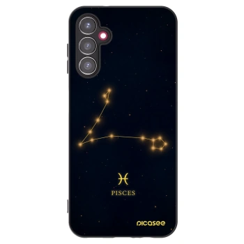 Picasee husă neagră din silicon pentru Samsung Galaxy A14 4G A145R - PISCES