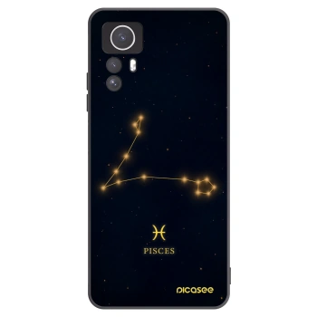 Picasee husă neagră din silicon pentru Xiaomi Redmi Note 12S - PISCES