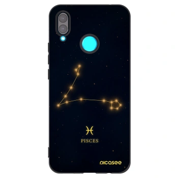 Picasee husă neagră din silicon pentru Huawei Nova 3 - PISCES