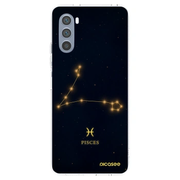 Picasee husă transparentă din silicon pentru Motorola Moto G62 - PISCES