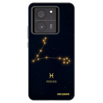 Picasee husă neagră din silicon pentru Xiaomi 13T Pro - PISCES