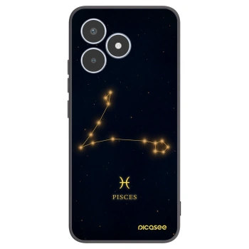 Picasee husă neagră din silicon pentru Realme C53 - PISCES