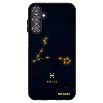 Picasee husă neagră din silicon pentru Samsung Galaxy A15 A155F 4G - PISCES
