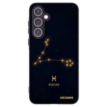 Picasee husă neagră din silicon pentru Samsung Galaxy A35 5G A356B - PISCES